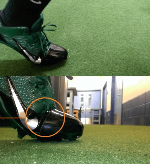 Protectozz branded cleat close-up