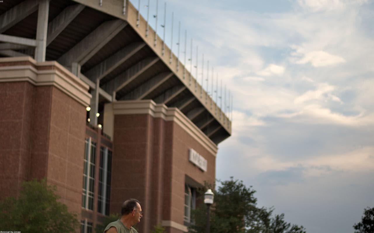 Football stadium lights